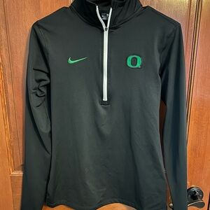 Nike Black Oregon Quarter-Zip Pullover